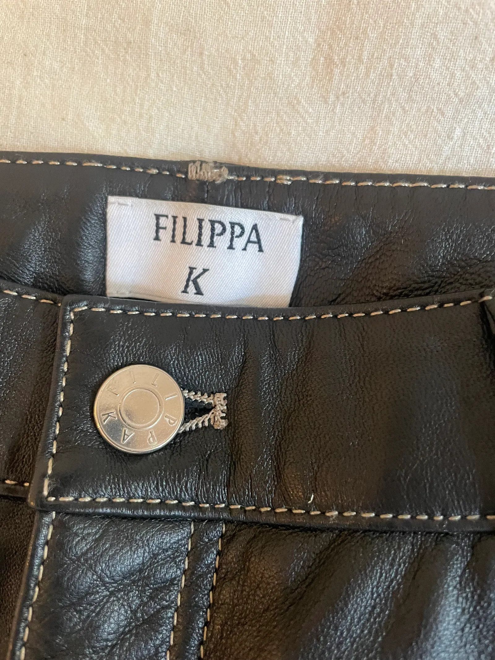 Filippa K Filippa K Leather Skirt Skirt Size 26" / US 2 / IT 38 - 4 Thumbnail