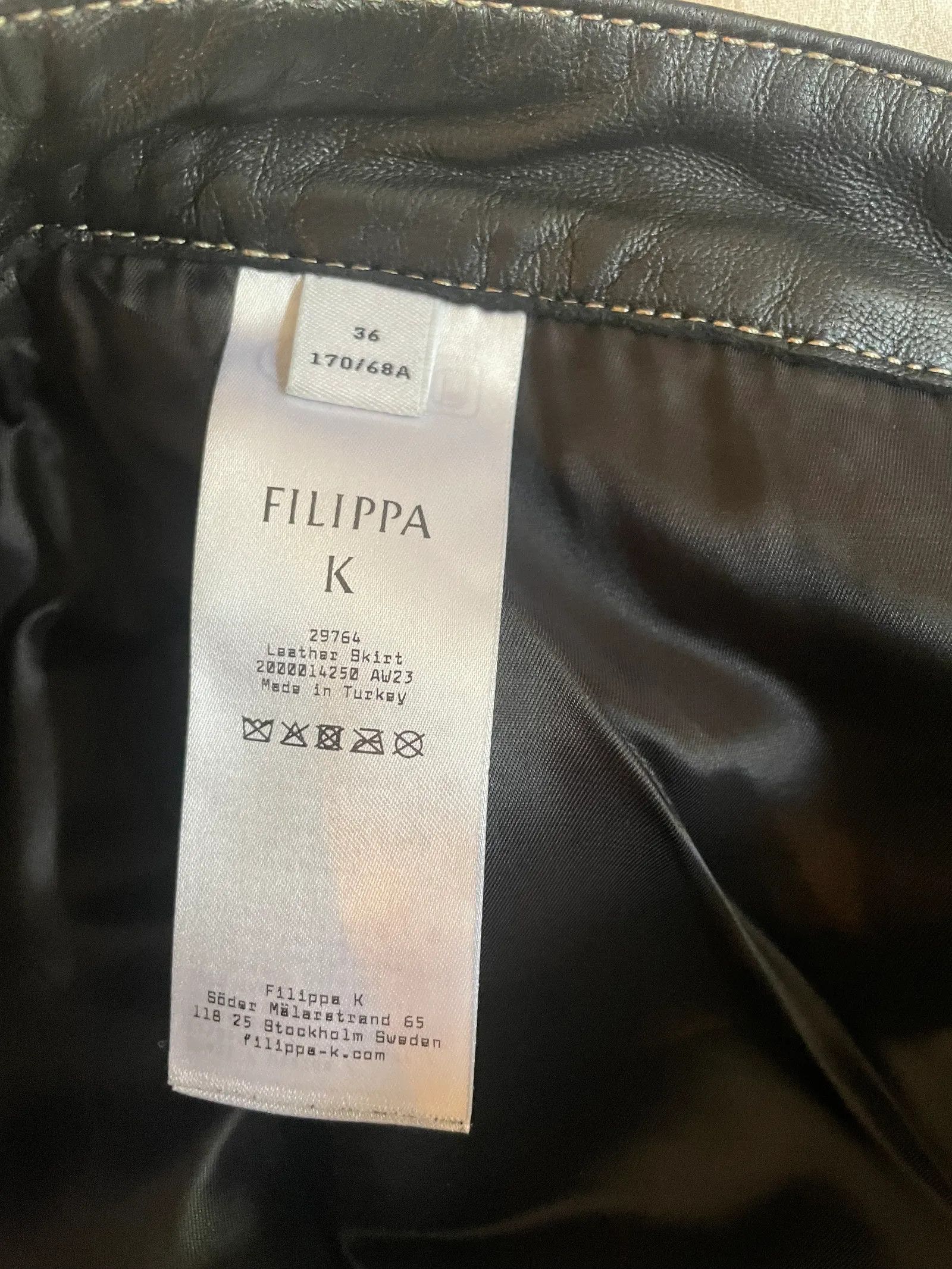 Filippa K Filippa K Leather Skirt Skirt Size 26" / US 2 / IT 38 - 5 Thumbnail