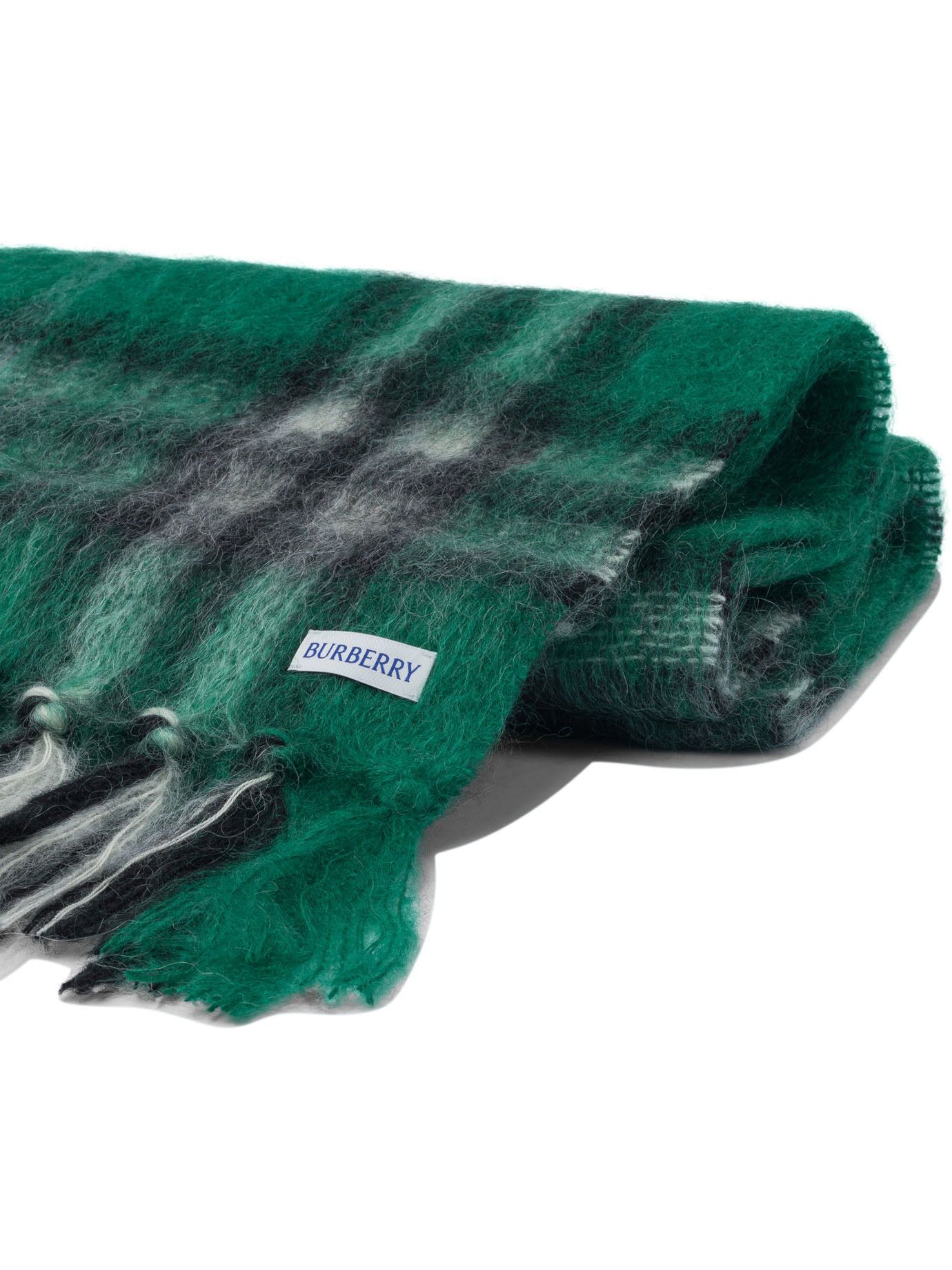 Burberry Cashmere Scarf Check Size ONE SIZE - 2 Thumbnail