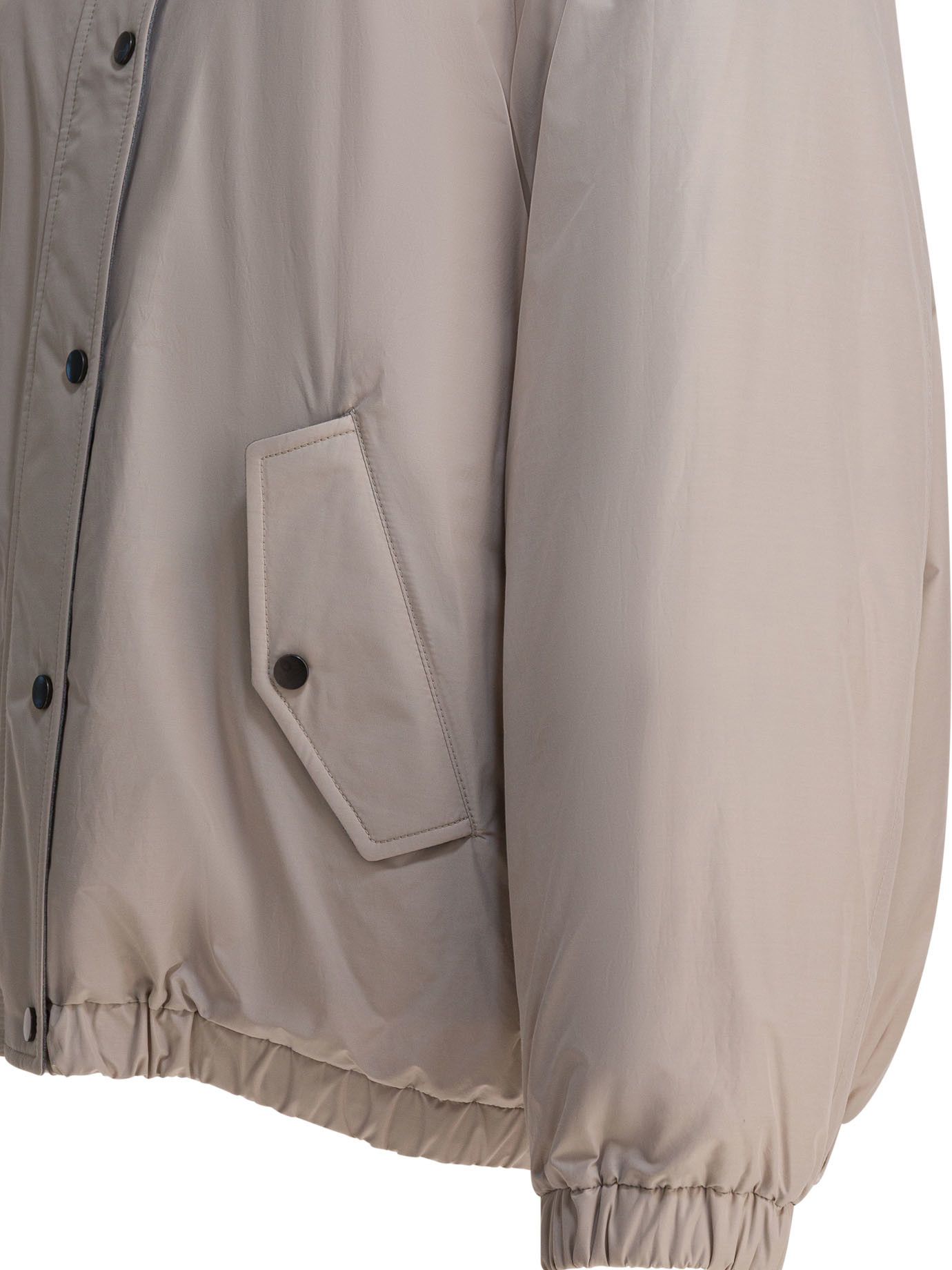 Brunello Cucinelli Taffeta Quilt Jacket Size S / US 4 / IT 40 - 4 Thumbnail