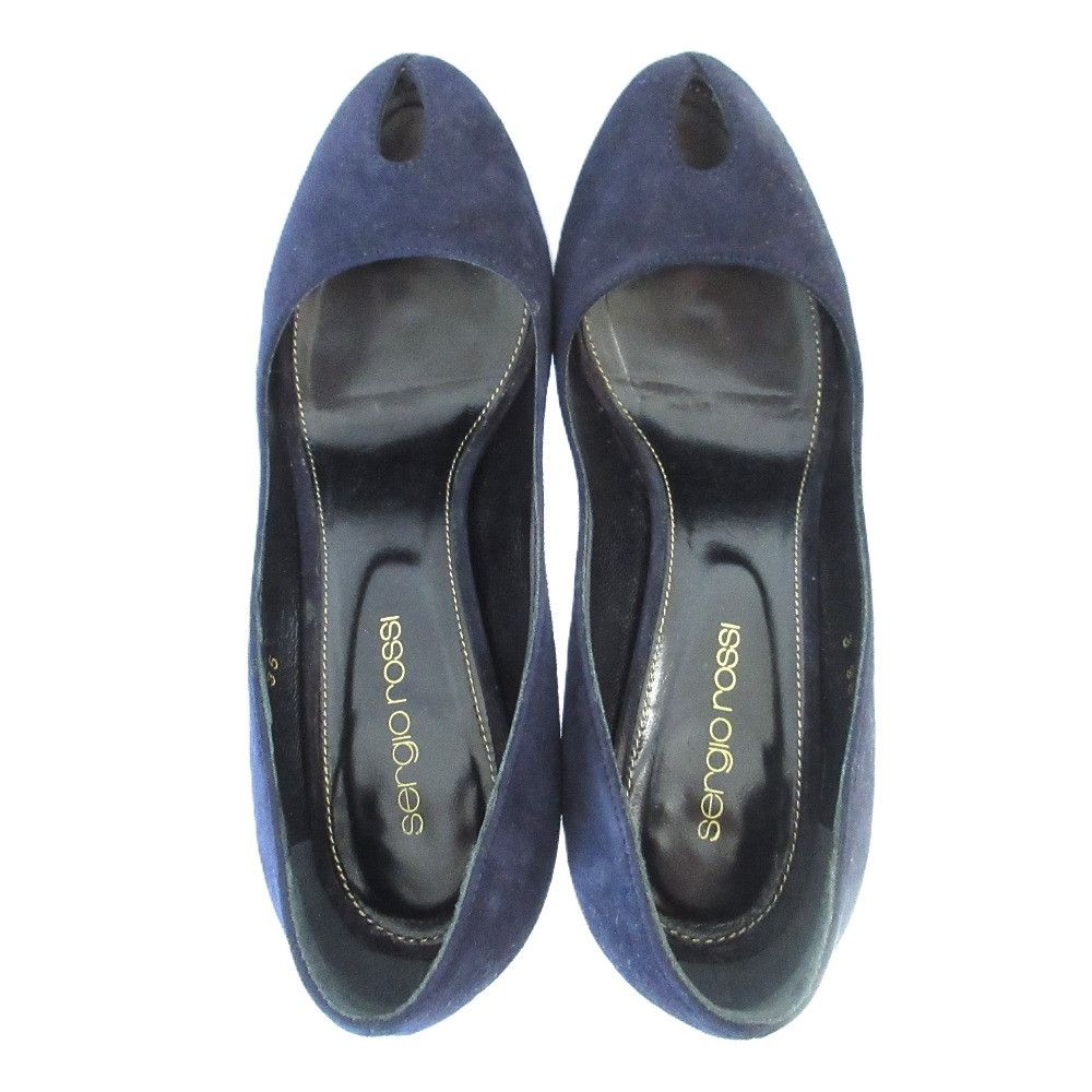 Other Other Sergio Rossi Suede Platform Pumps Suede Shoes DUTY FREE for USA Size ONE SIZE - 4 Thumbnail