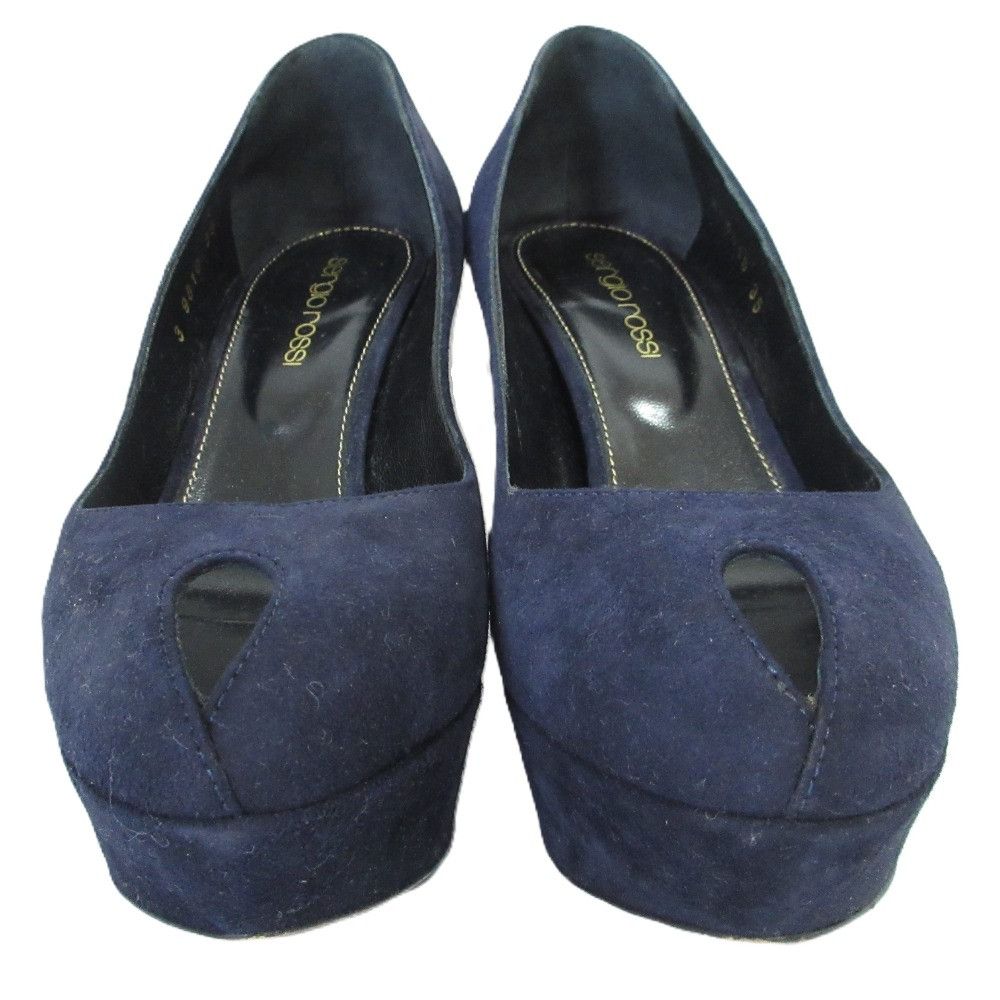Other Other Sergio Rossi Suede Platform Pumps Suede Shoes DUTY FREE for USA Size ONE SIZE - 3 Thumbnail