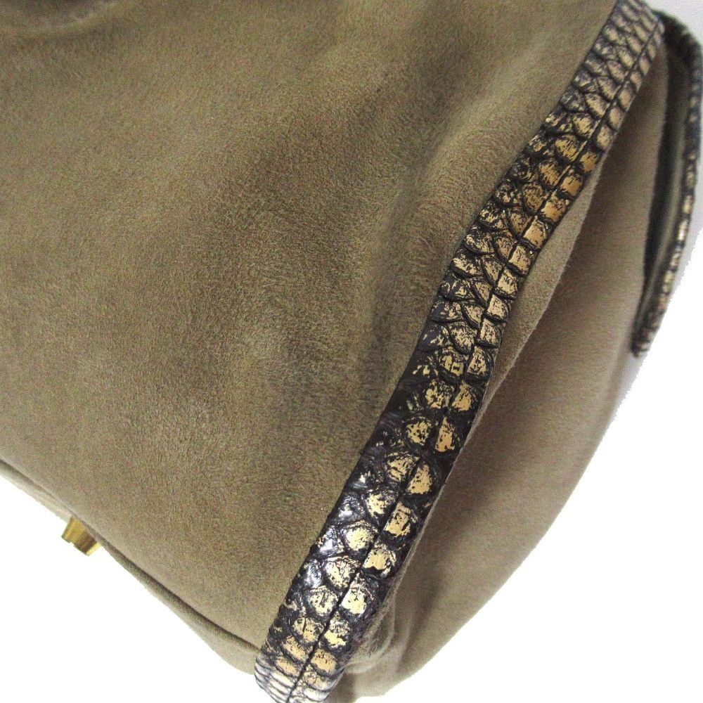 Other Other Pierre Hardy Suede Python Boston Bag Suede Handbag DUTY FREE for USA Size ONE SIZE - 5 Thumbnail
