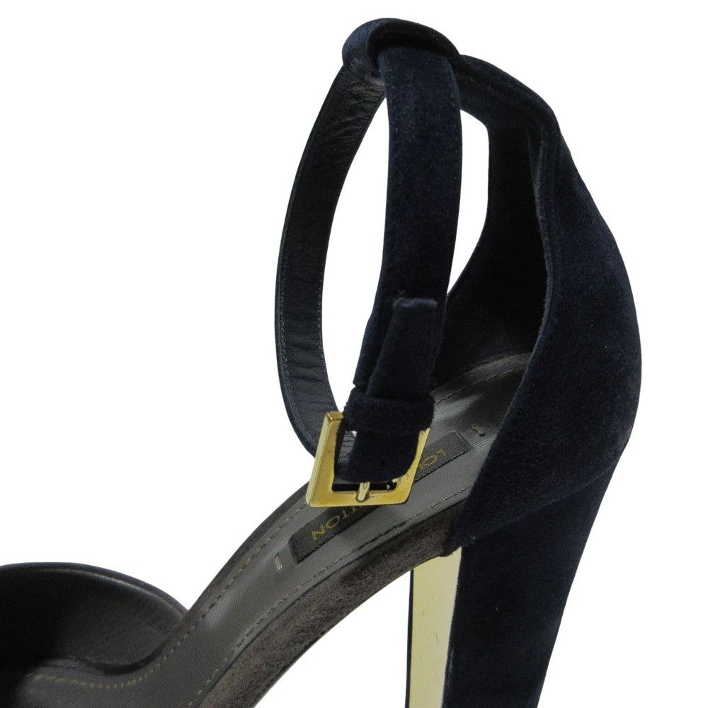 Louis Vuitton Louis Vuitton Louis Vuitton Flower Motif Suede Sandals Suede Shoes DUTY FREE for USA Size ONE SIZE - 7 Thumbnail