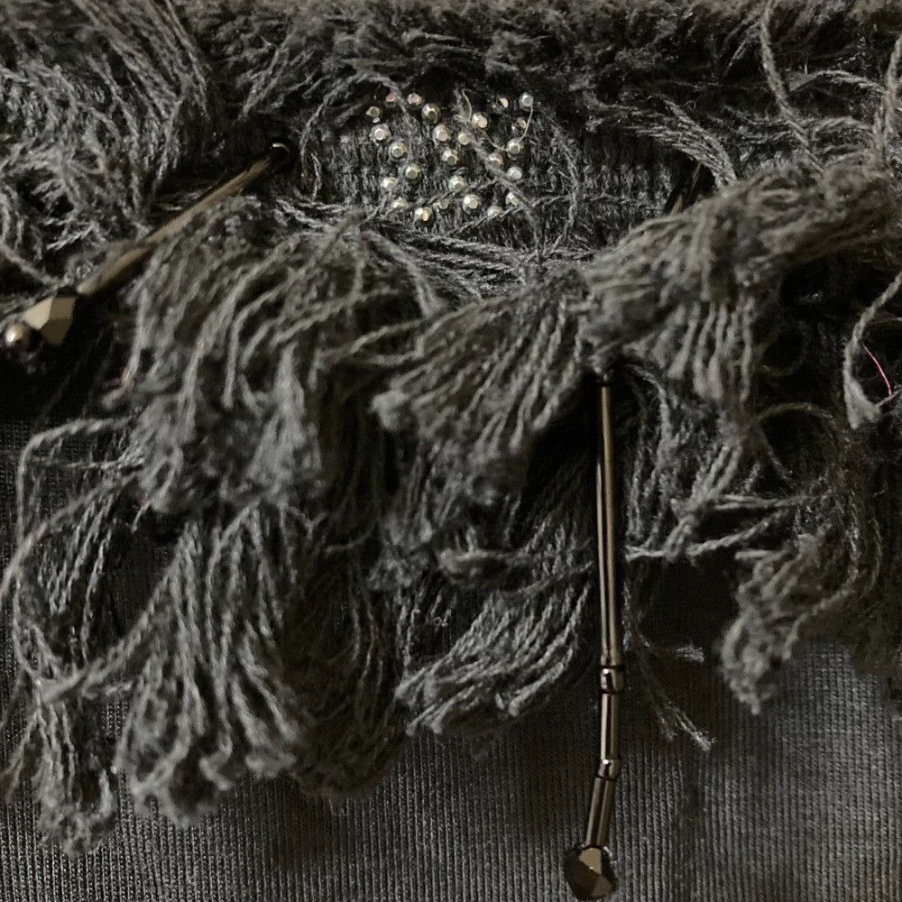 MaxMara Max Mara Weekend Beads Fringed Blouse Cotton Tops DUTY FREE for USA Miscellaneous