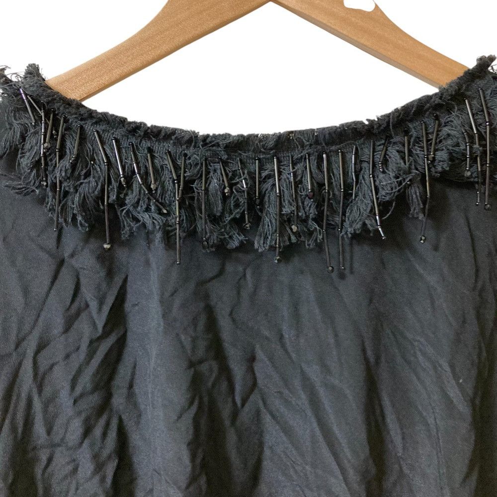 MaxMara Max Mara Weekend Beads Fringed Blouse Cotton Tops DUTY FREE for USA Miscellaneous