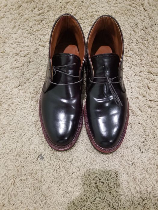 Alden Alden Shell Cordovan Barrie Chukka Commando Antique Sole 7.5