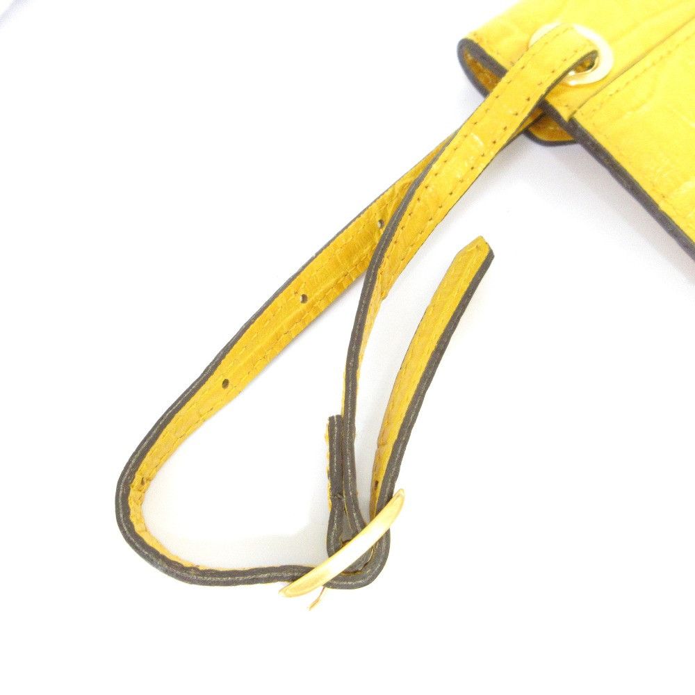 Other Other Epoi Crocodile Embossed Leather Clutch Bag Leather Clutch Bag DUTY FREE for USA Size ONE SIZE - 14 Thumbnail