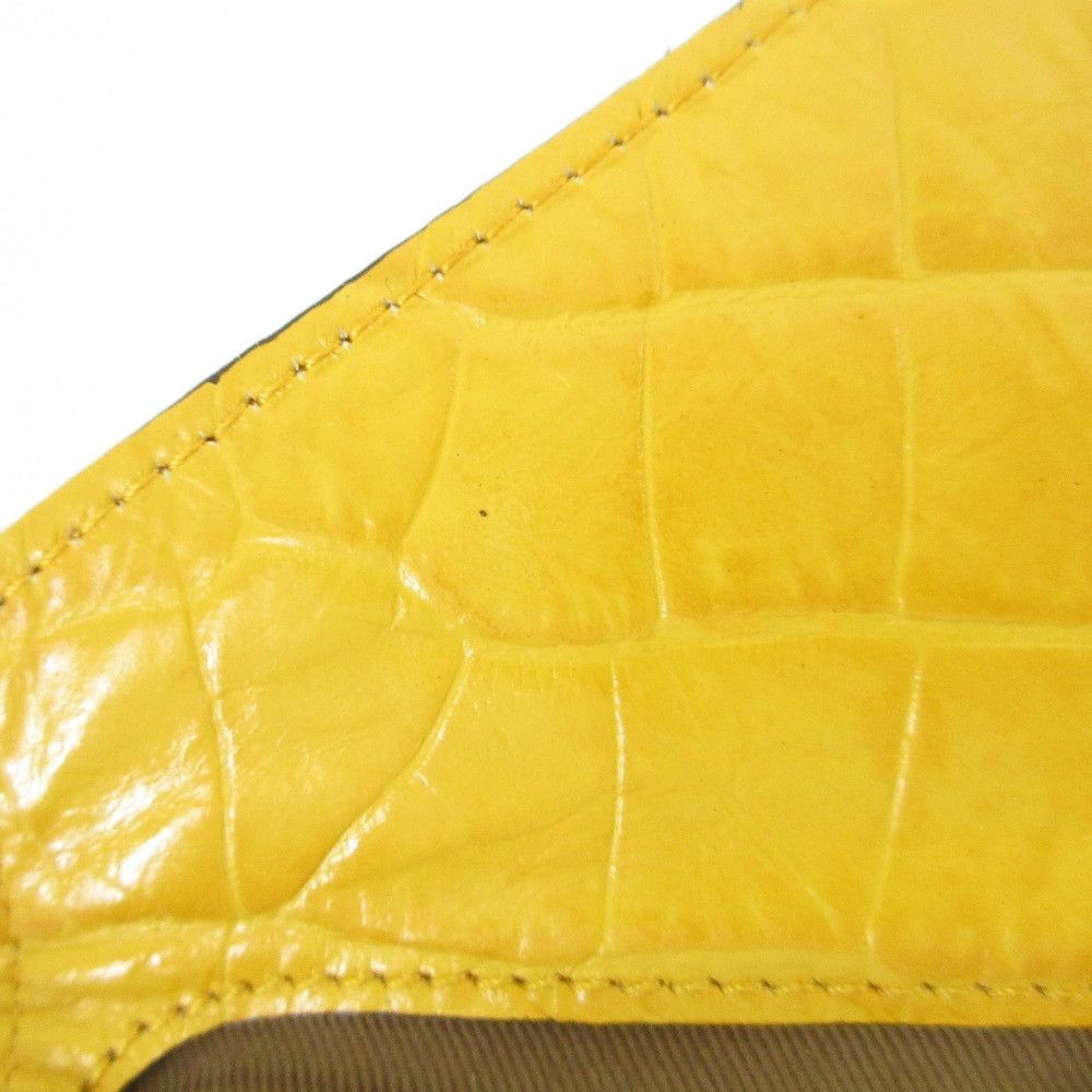 Other Other Epoi Crocodile Embossed Leather Clutch Bag Leather Clutch Bag DUTY FREE for USA Size ONE SIZE - 12 Thumbnail