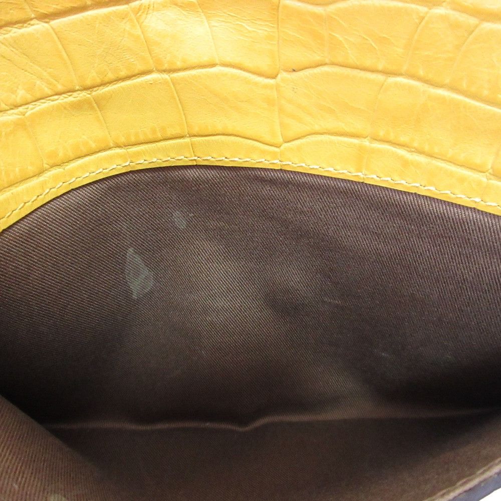 Other Other Epoi Crocodile Embossed Leather Clutch Bag Leather Clutch Bag DUTY FREE for USA Size ONE SIZE - 9 Thumbnail