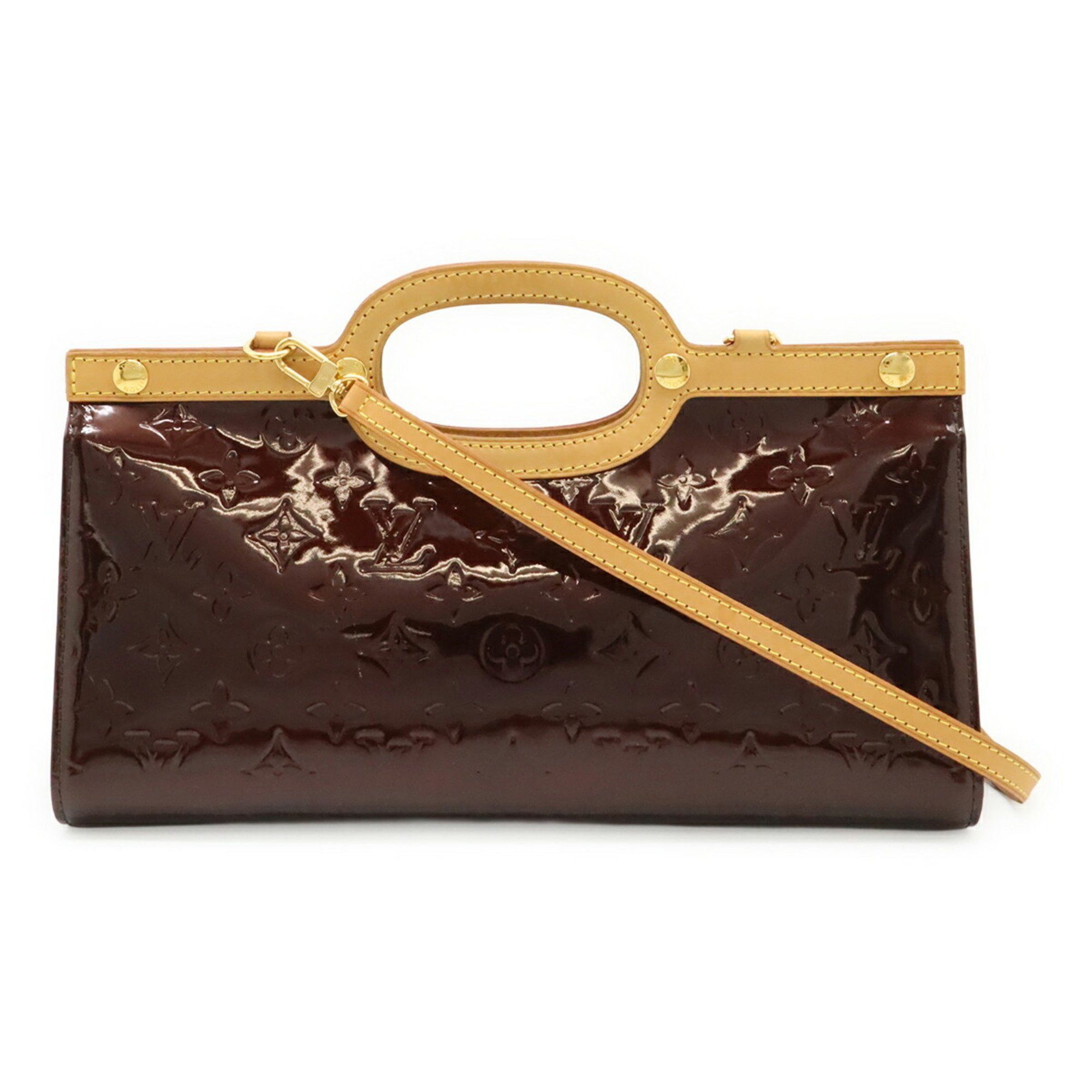 Louis Vuitton LOUIS VUITTON Monogram Vernis Roxbury Drive Handbag/Shoulder Bag Alamant M91995 Size ONE SIZE - 2 Thumbnail