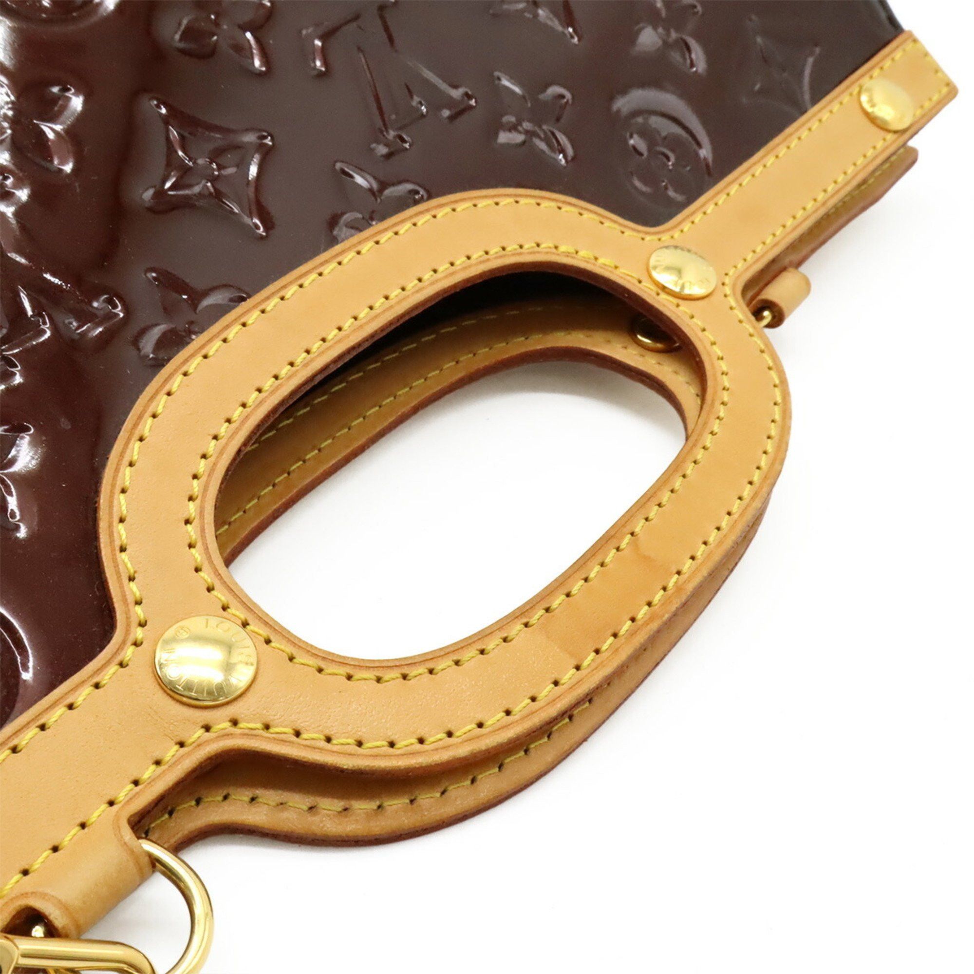 Louis Vuitton LOUIS VUITTON Monogram Vernis Roxbury Drive Handbag/Shoulder Bag Alamant M91995 Size ONE SIZE - 7 Thumbnail