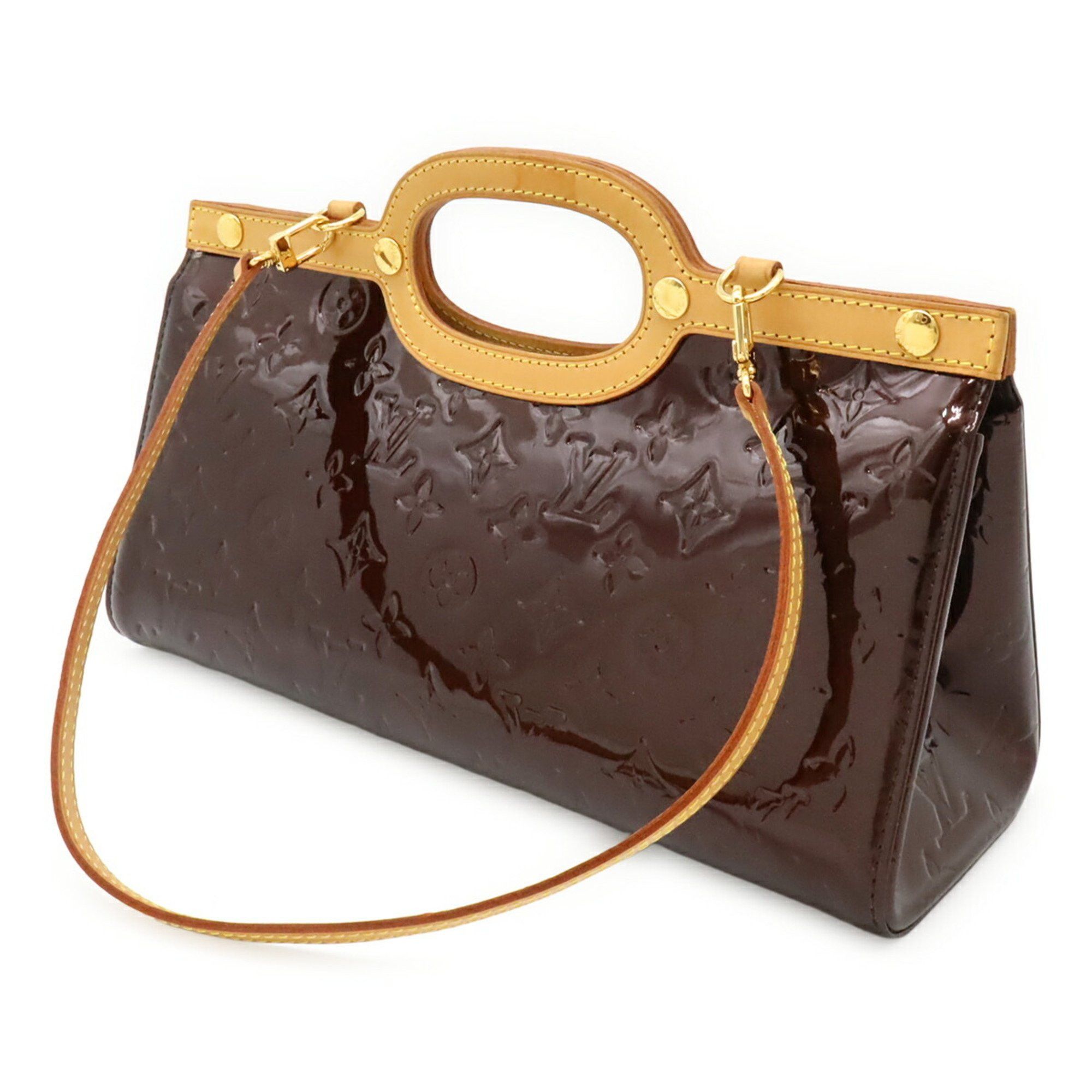 Louis Vuitton LOUIS VUITTON Monogram Vernis Roxbury Drive Handbag/Shoulder Bag Alamant M91995 Size ONE SIZE - 3 Thumbnail