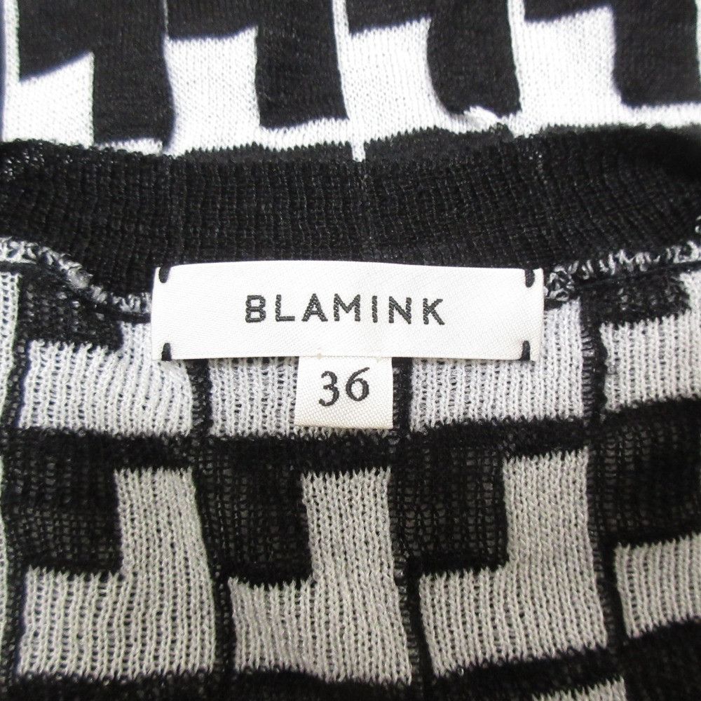 Other Other BLAMINK Silk Geometric Jacquard Sleeveless Knit Others Tops 7918-230-0086 DUTY FREE for USA Size ONE SIZE - 6 Thumbnail