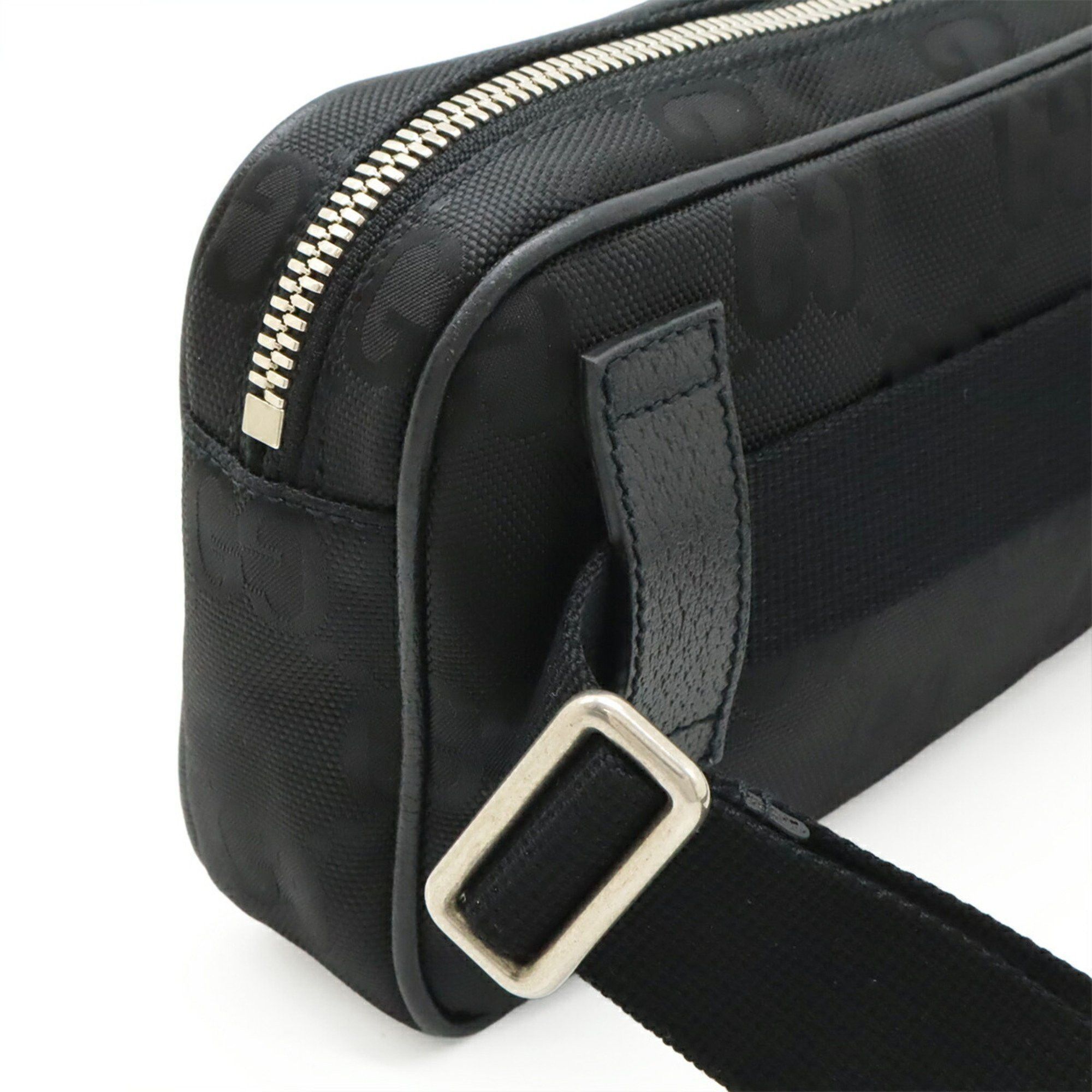 Gucci GUCCI Off The Grid belt bag, body waist nylon canvas and leather, black, 631341 Size ONE SIZE - 7 Thumbnail