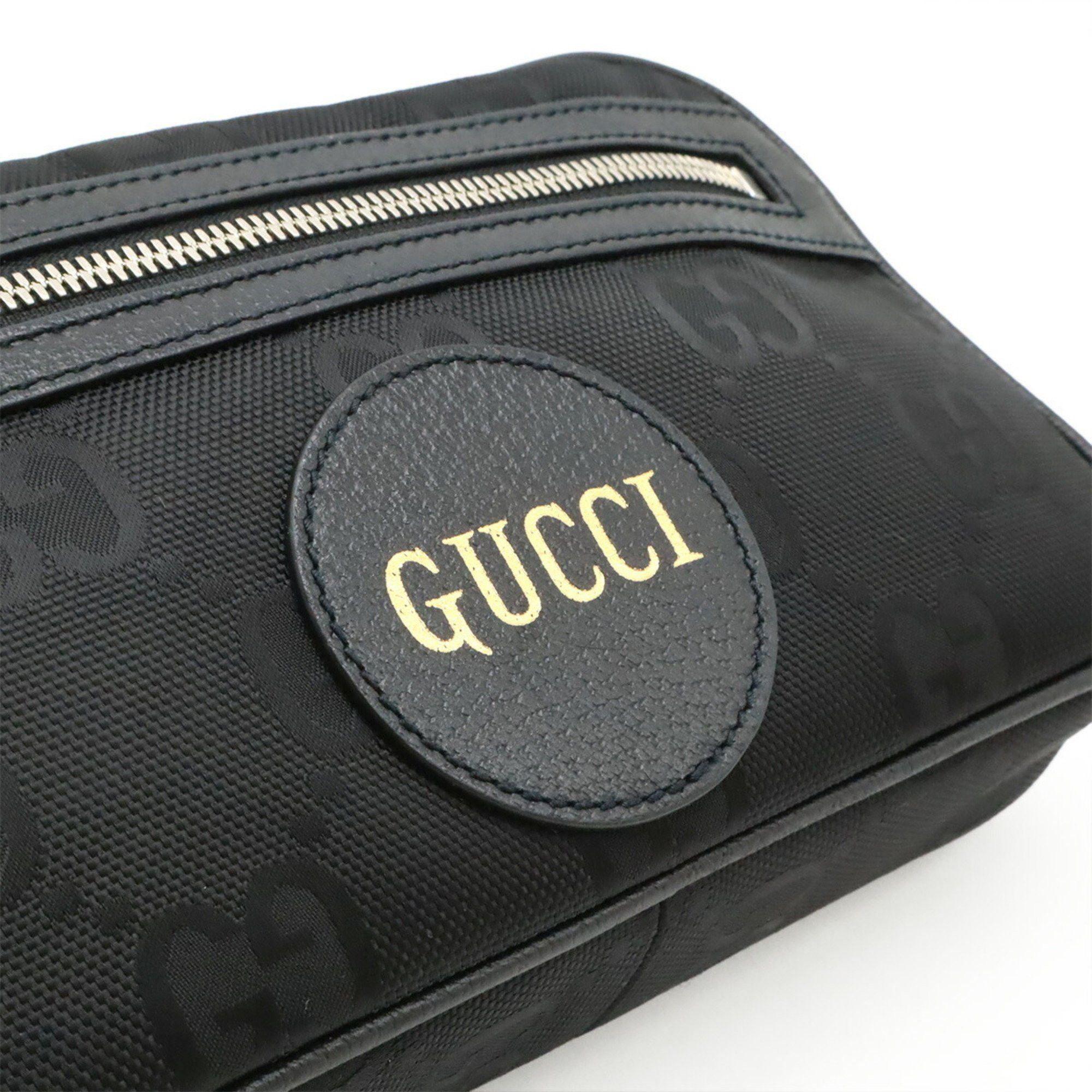 Gucci GUCCI Off The Grid belt bag, body waist nylon canvas and leather, black, 631341 Size ONE SIZE - 9 Thumbnail