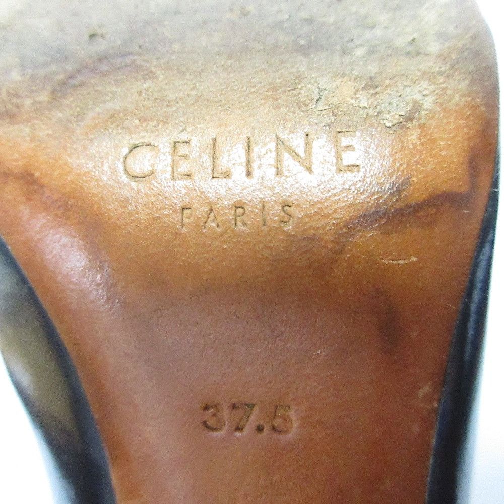 Celine Celine Pointed Toe Mary Jane Leather Pumps Leather Shoes DUTY FREE for USA Miscellaneous