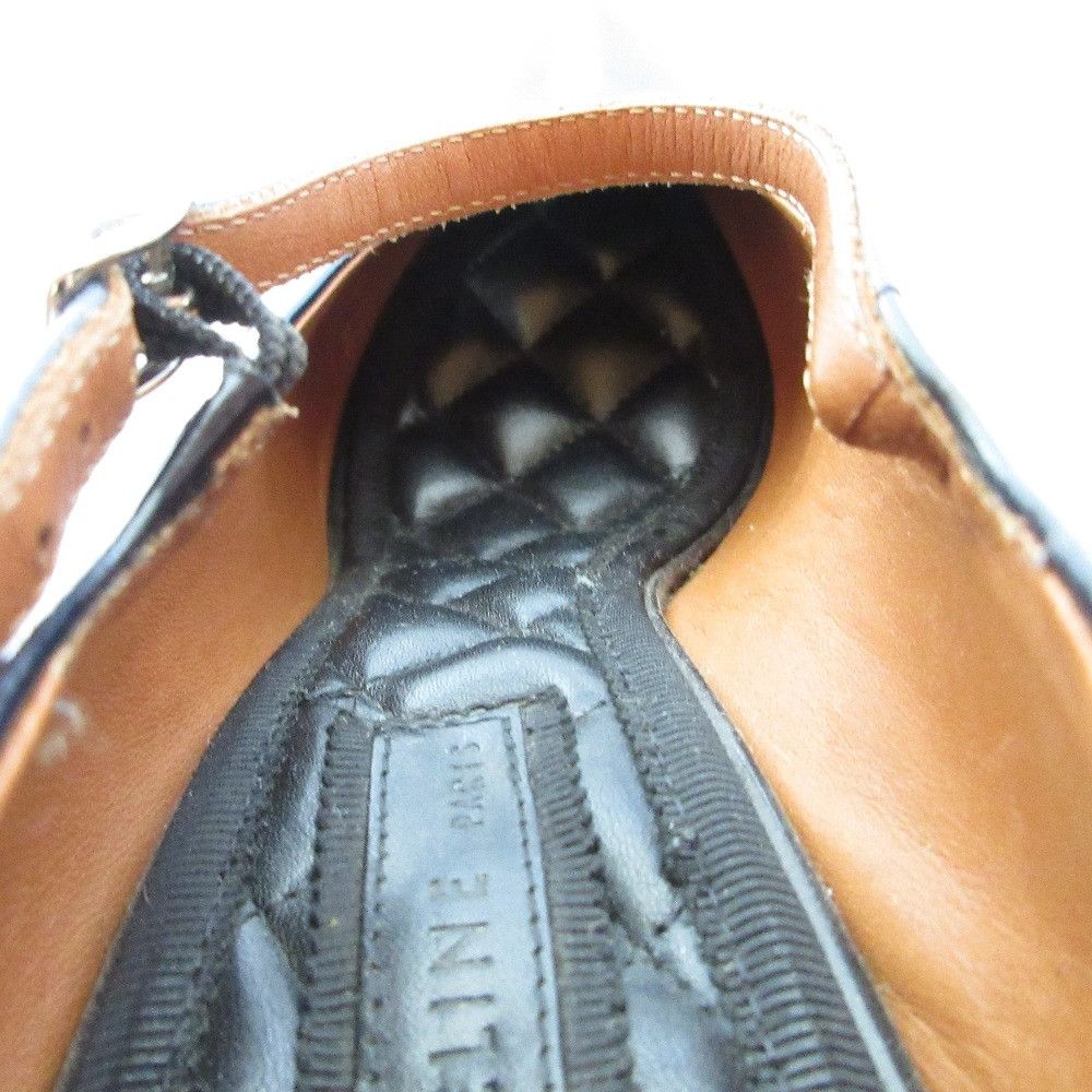 Celine Celine Pointed Toe Mary Jane Leather Pumps Leather Shoes DUTY FREE for USA Miscellaneous