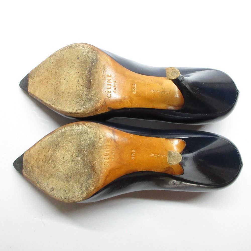 Celine Celine Pointed Toe Mary Jane Leather Pumps Leather Shoes DUTY FREE for USA Miscellaneous