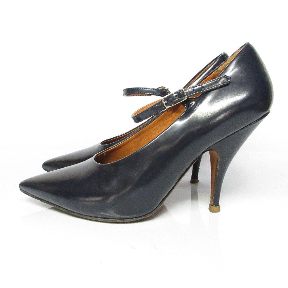 Celine Celine Pointed Toe Mary Jane Leather Pumps Leather Shoes DUTY FREE for USA Miscellaneous