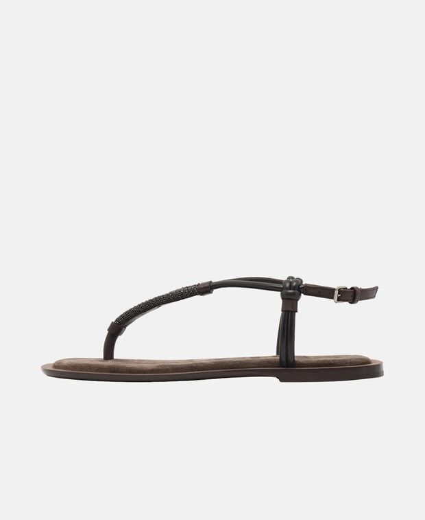 Brunello Cucinelli Ankle strap sandals Size US 7 / IT 37 - 4 Thumbnail