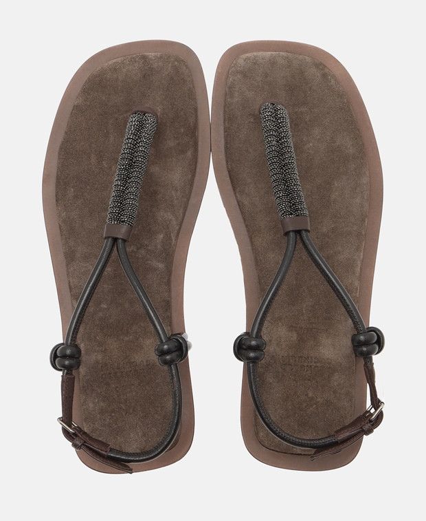 Brunello Cucinelli Ankle strap sandals Size US 7 / IT 37 - 3 Thumbnail
