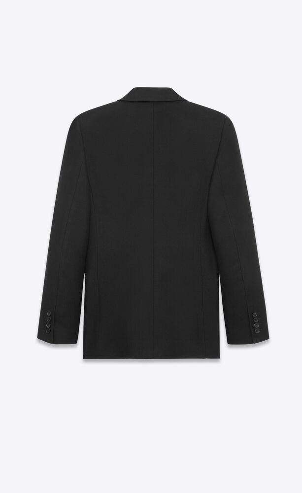 Saint Laurent Paris jacket in striped wool gabardine Size US S / EU 44-46 / 1 - 2 Thumbnail