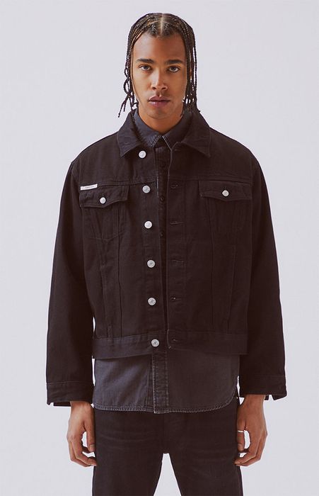 Fear of God Fear of God Essentials Black Denim Jacket | Grailed