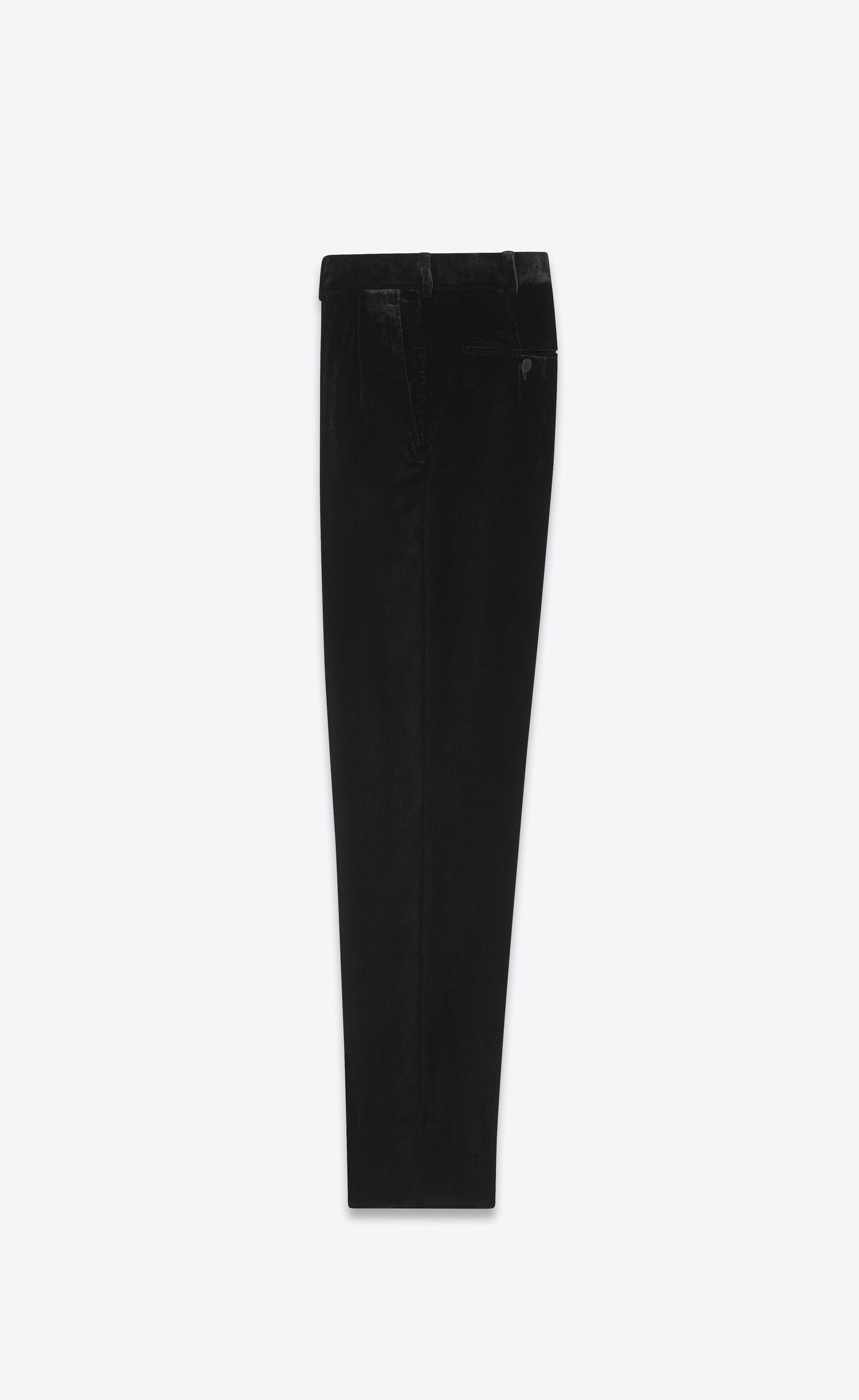 Saint Laurent Paris carrot-fit pants in cotton velvet Size US 30 / EU 46 - 2 Thumbnail