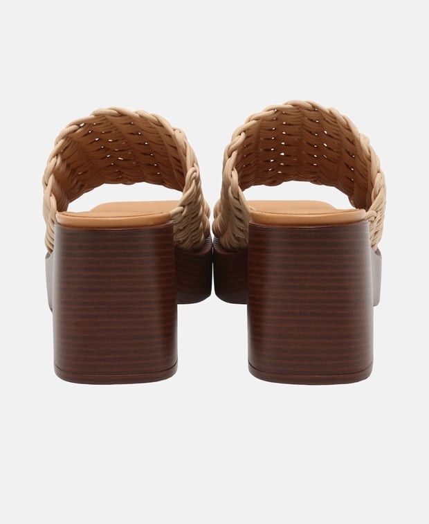 Tod's Sand. GommaT75 58K Intr.Dam Platform mules Size US 10 / IT 40 - 2 Thumbnail
