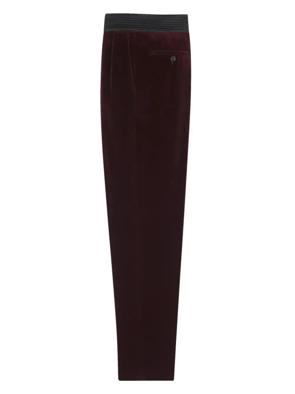 Saint Laurent Paris carrot-fit pants in cotton velvet brown Size US 36 / EU 52 - 2 Thumbnail