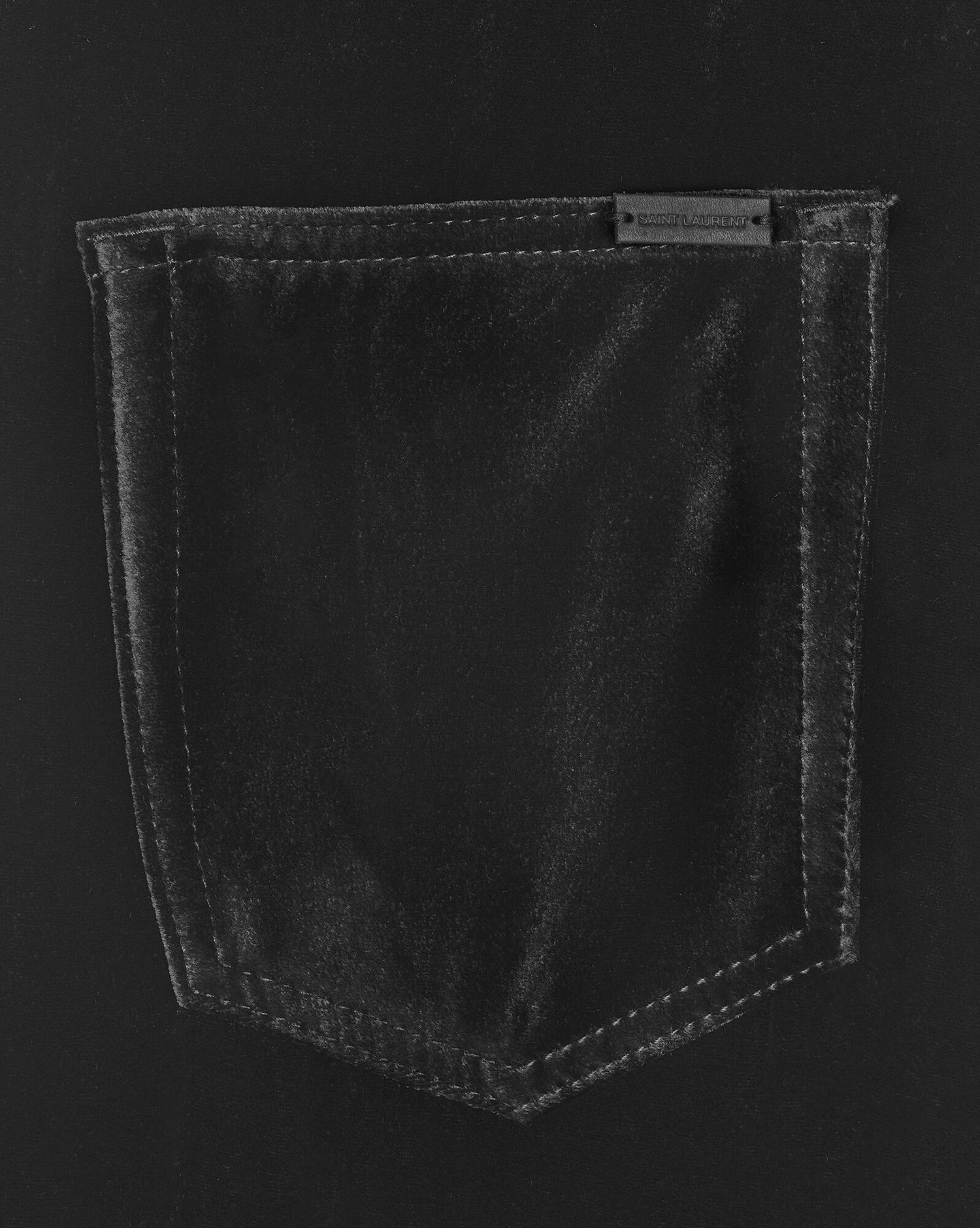 Saint Laurent Paris wide-leg pants in velvet Size US 31 - 3 Thumbnail