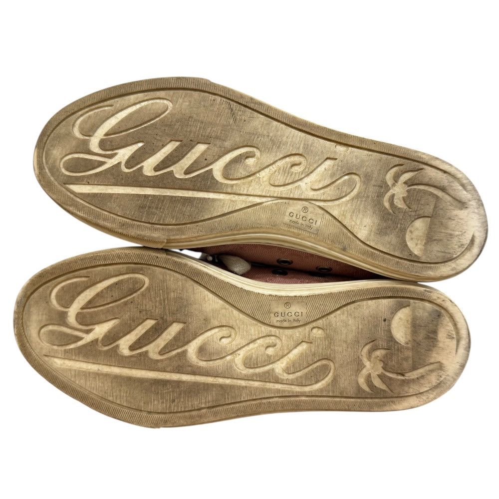 Gucci Gucci Gucci GG Canvas Leather Sneakers Leather Shoes DUTY FREE for USA Size ONE SIZE - 7 Thumbnail