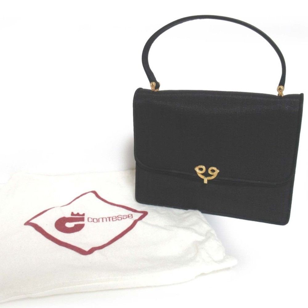 Other Other Comtesse Horsehair Handbag Natural Material Handbag DUTY FREE for USA Size ONE SIZE - 9 Thumbnail