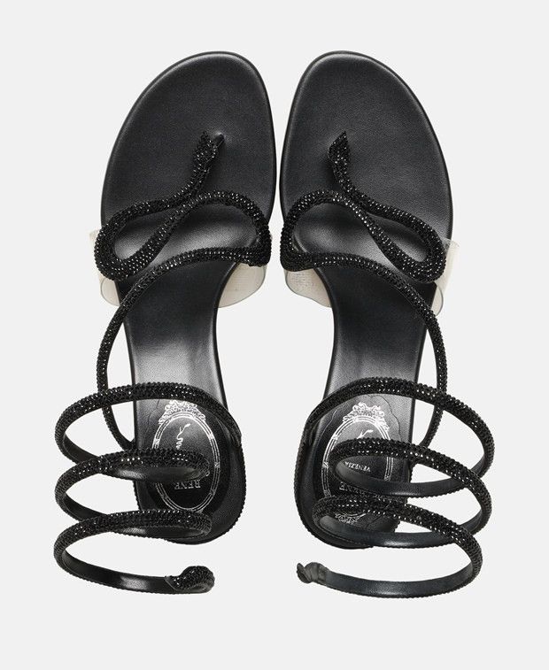 Rene Caovilla Morgana Sandals with calf lacing Size US 6 / IT 36 - 3 Thumbnail