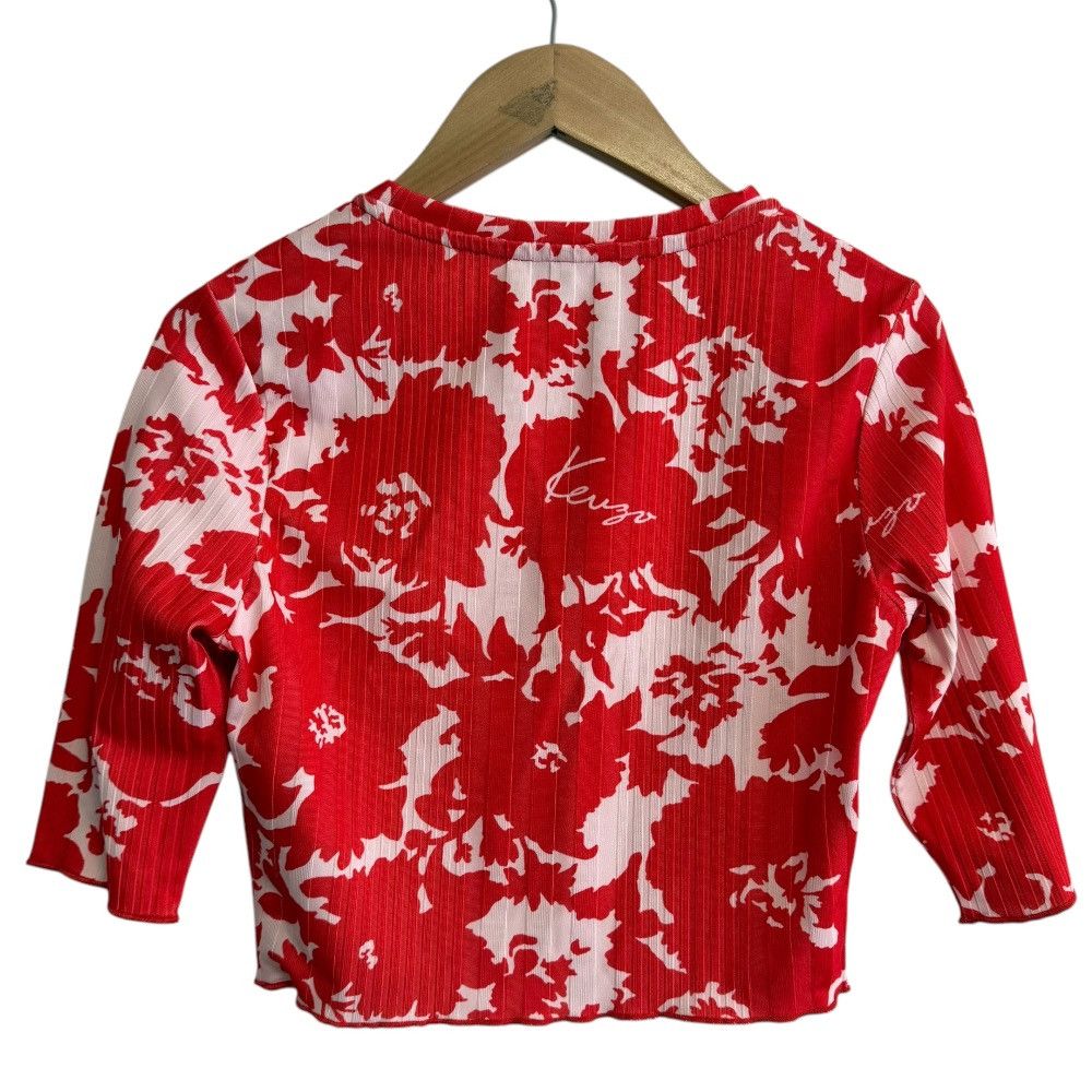 Kenzo Kenzo Kenzo FLOWER CAMO Medi Cropped Top Cotton Tops DUTY FREE for USA Size ONE SIZE - 2 Thumbnail