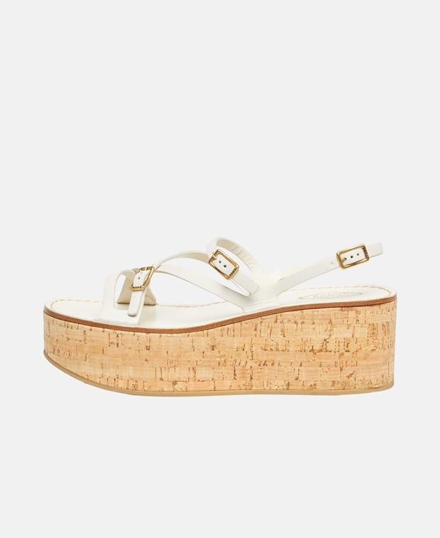 Tod's Sand Zeppa Sug Wedge sandals Size US 9 / IT 39 - 4 Thumbnail