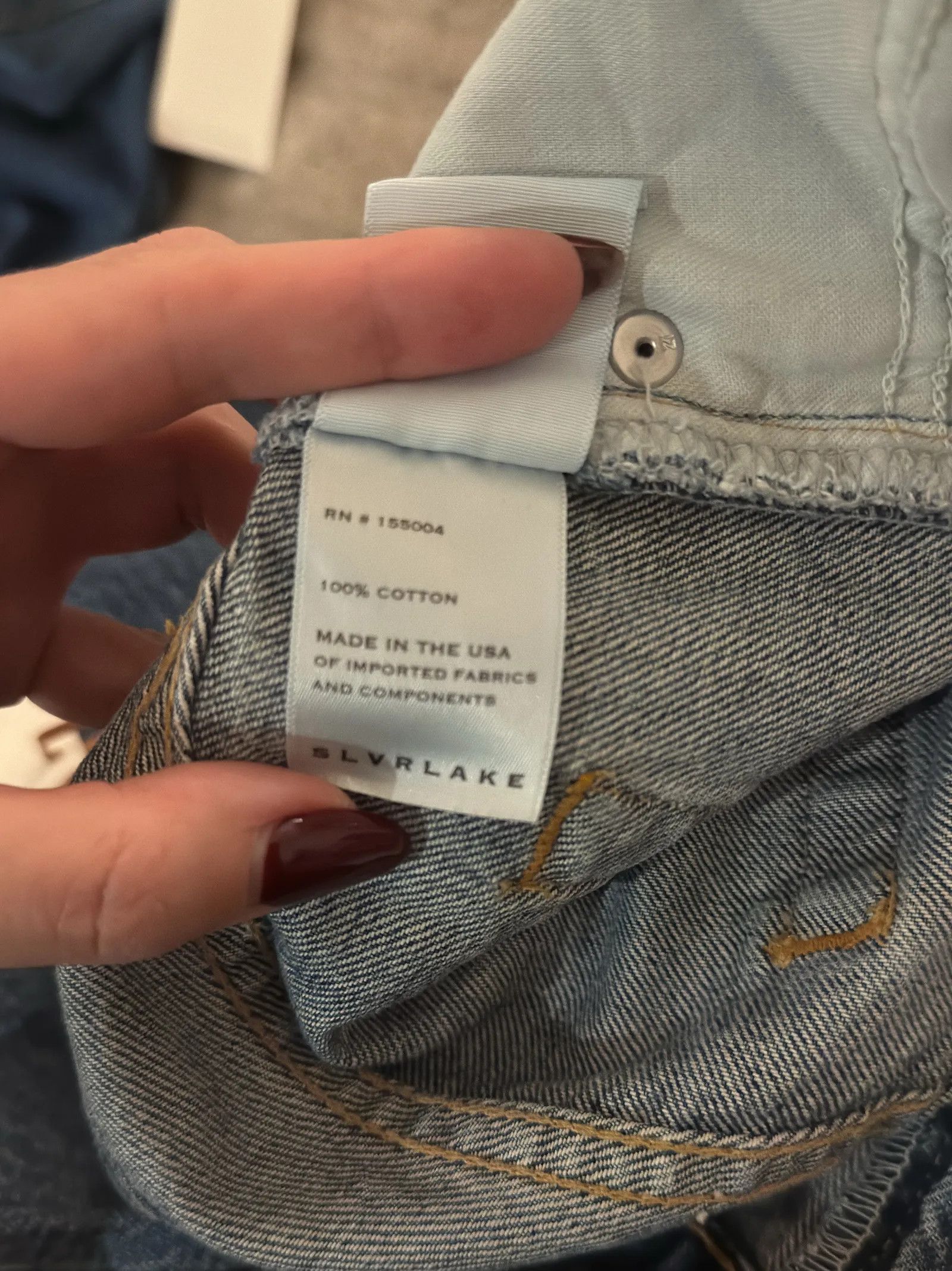 SLVRLAKE SLVRLAKE London Crop Jeans Size 29" - 3 Thumbnail