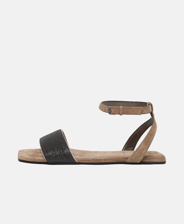 Brunello Cucinelli Ankle strap sandals Size US 7 / IT 37 - 4 Thumbnail