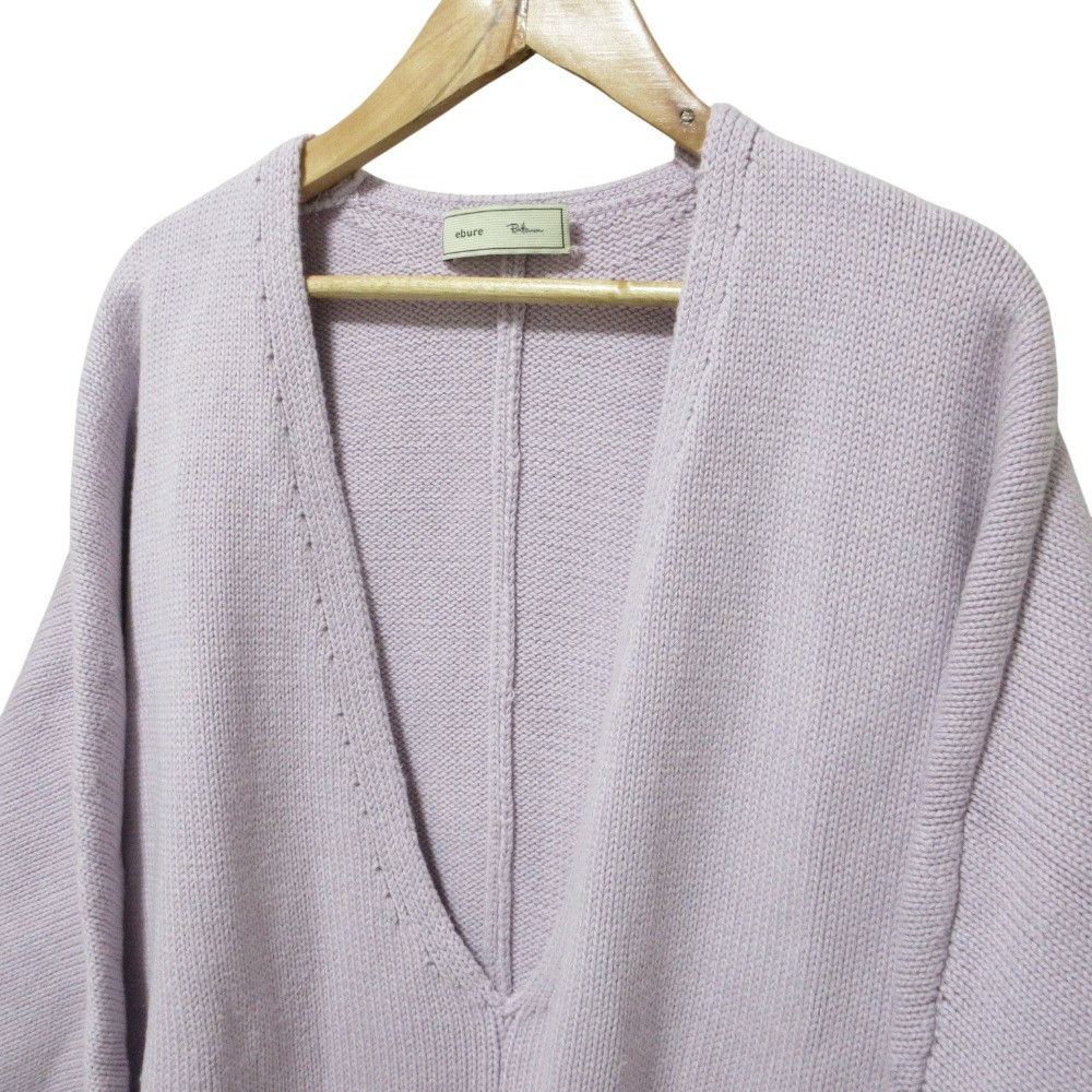 Other Other ebure Ron Herman Limited Cashmere Blend Low Gauge V Neck Knit Sweater Others Tops DUTY FREE for USA Size ONE SIZE - 3 Thumbnail