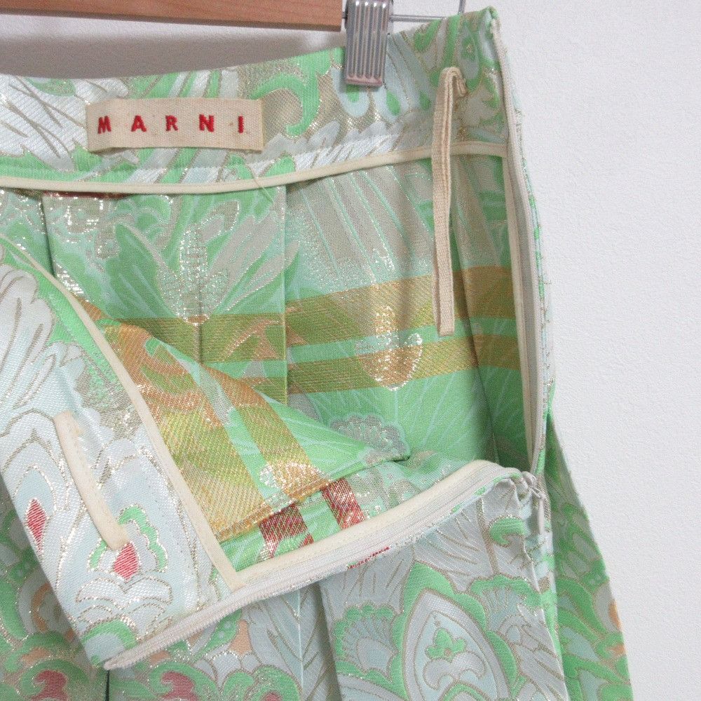 Marni Marni Marni Patternted Pleated Skirt Skirt Others Skirts DUTY FREE for USA Size ONE SIZE - 4 Thumbnail