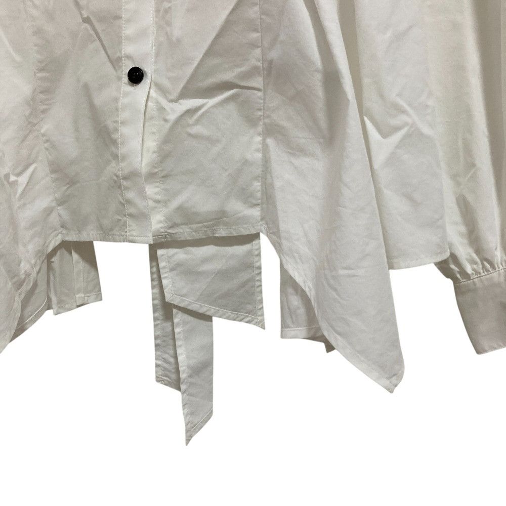 Lanvin LANVIN en Bleu Back Ribbon Shirt Cotton Tops 3286609 DUTY FREE for USA