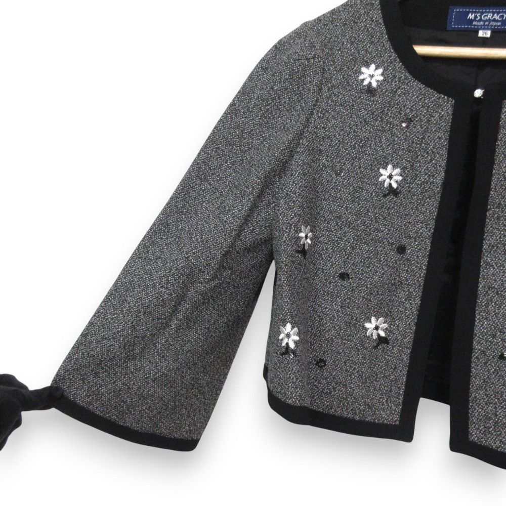 Other Other M'S GRACY Flower Embroidery Sequin Tweed Setup Others Suits TD-727525/724506 DUTY FREE for USA Size ONE SIZE - 4 Thumbnail