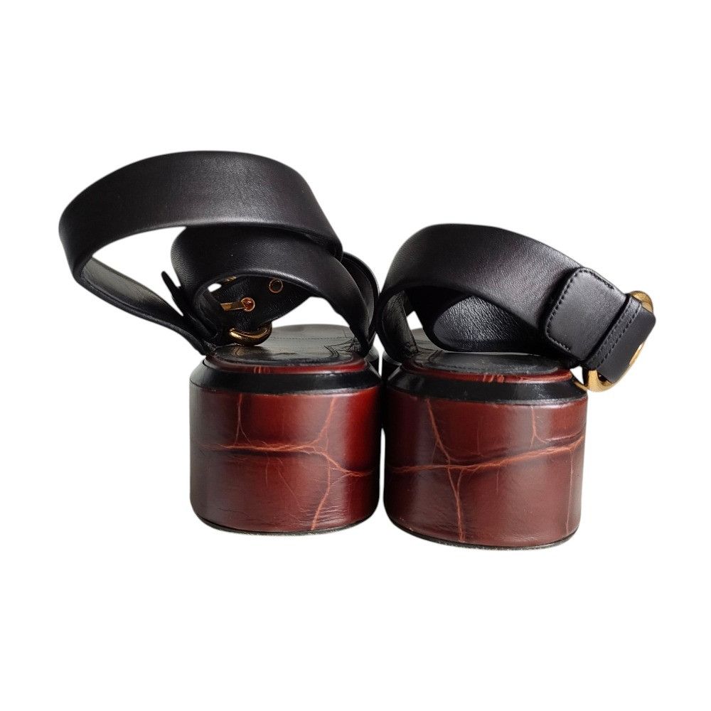 Celine Celine Platform Belt Sandal Leather Sandal Leather Shoes DUTY FREE for USA