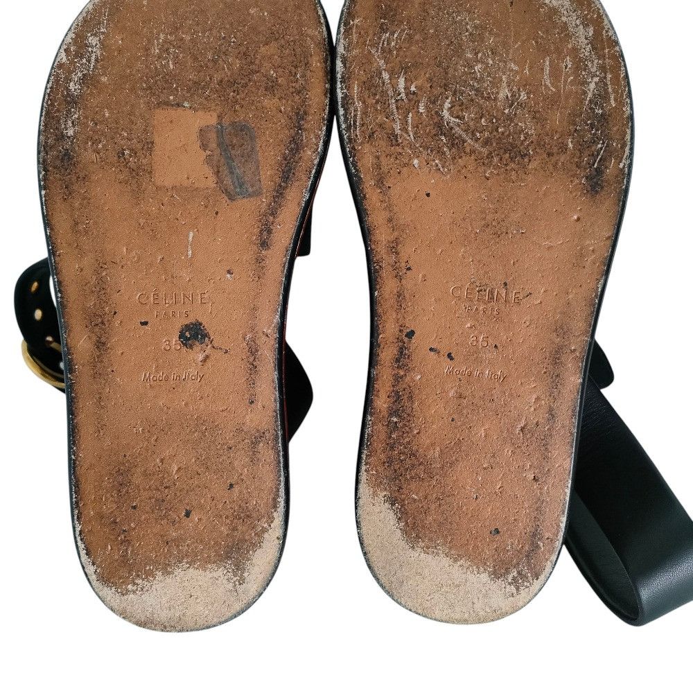 Celine Celine Platform Belt Sandal Leather Sandal Leather Shoes DUTY FREE for USA