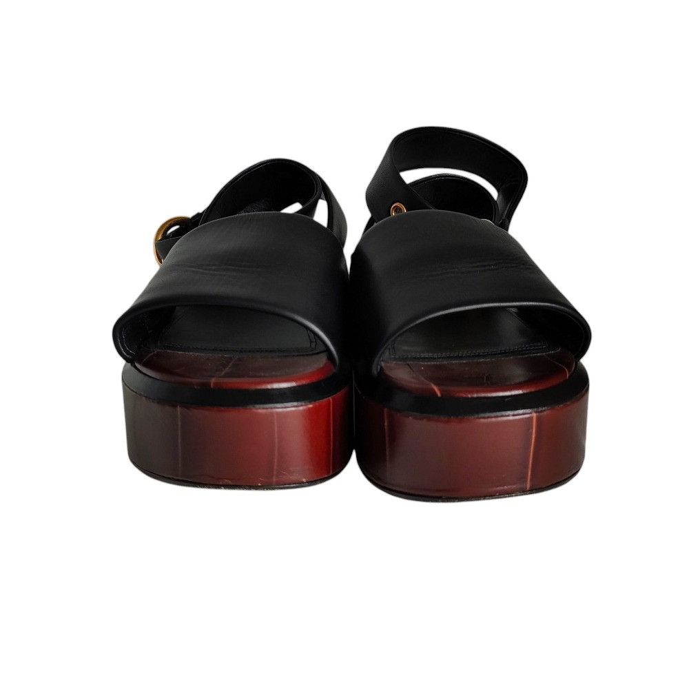 Celine Celine Platform Belt Sandal Leather Sandal Leather Shoes DUTY FREE for USA