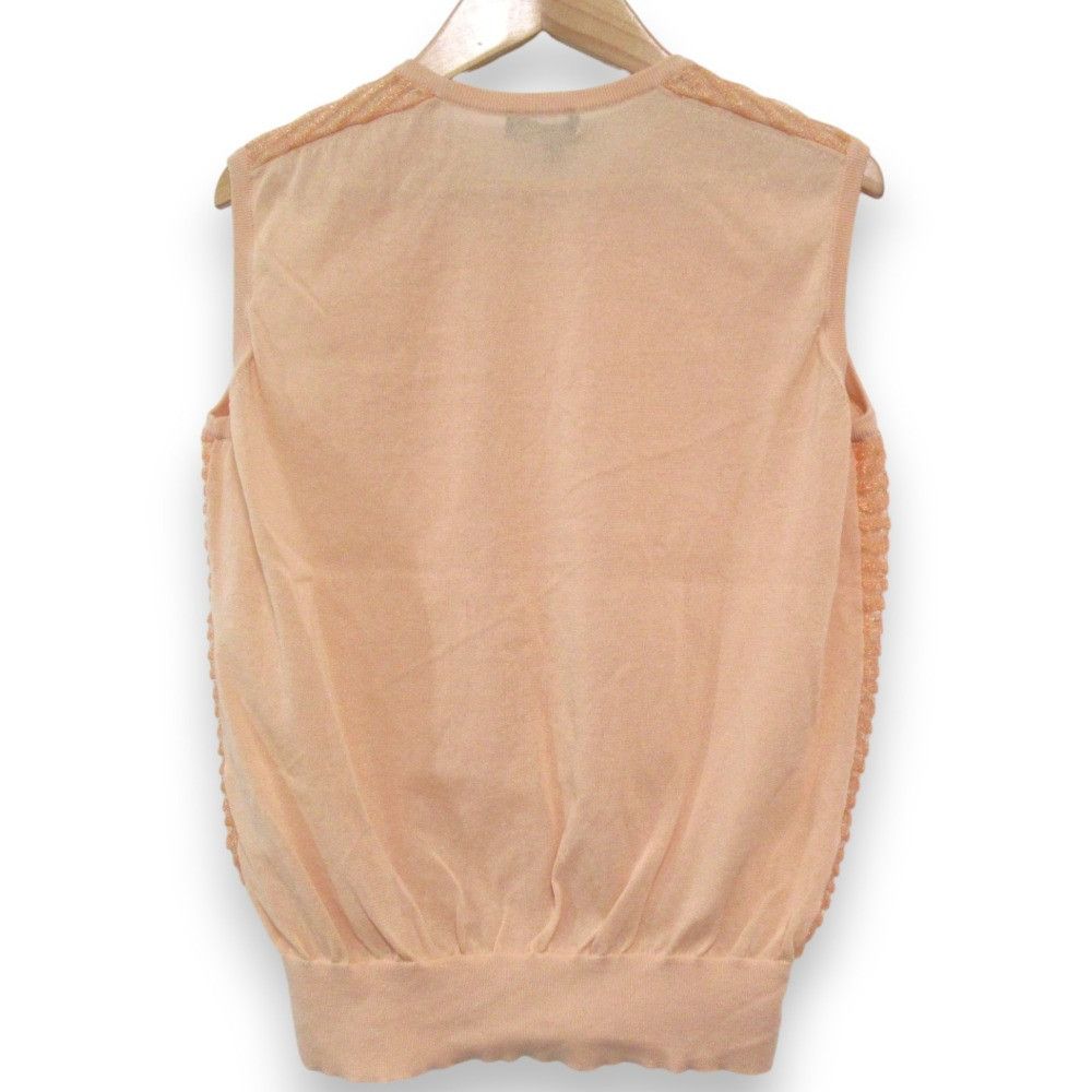 Other Other Drawer 18G Frill Knit Vest Others Tops 6518-106-0435 DUTY FREE for USA Size ONE SIZE - 2 Thumbnail