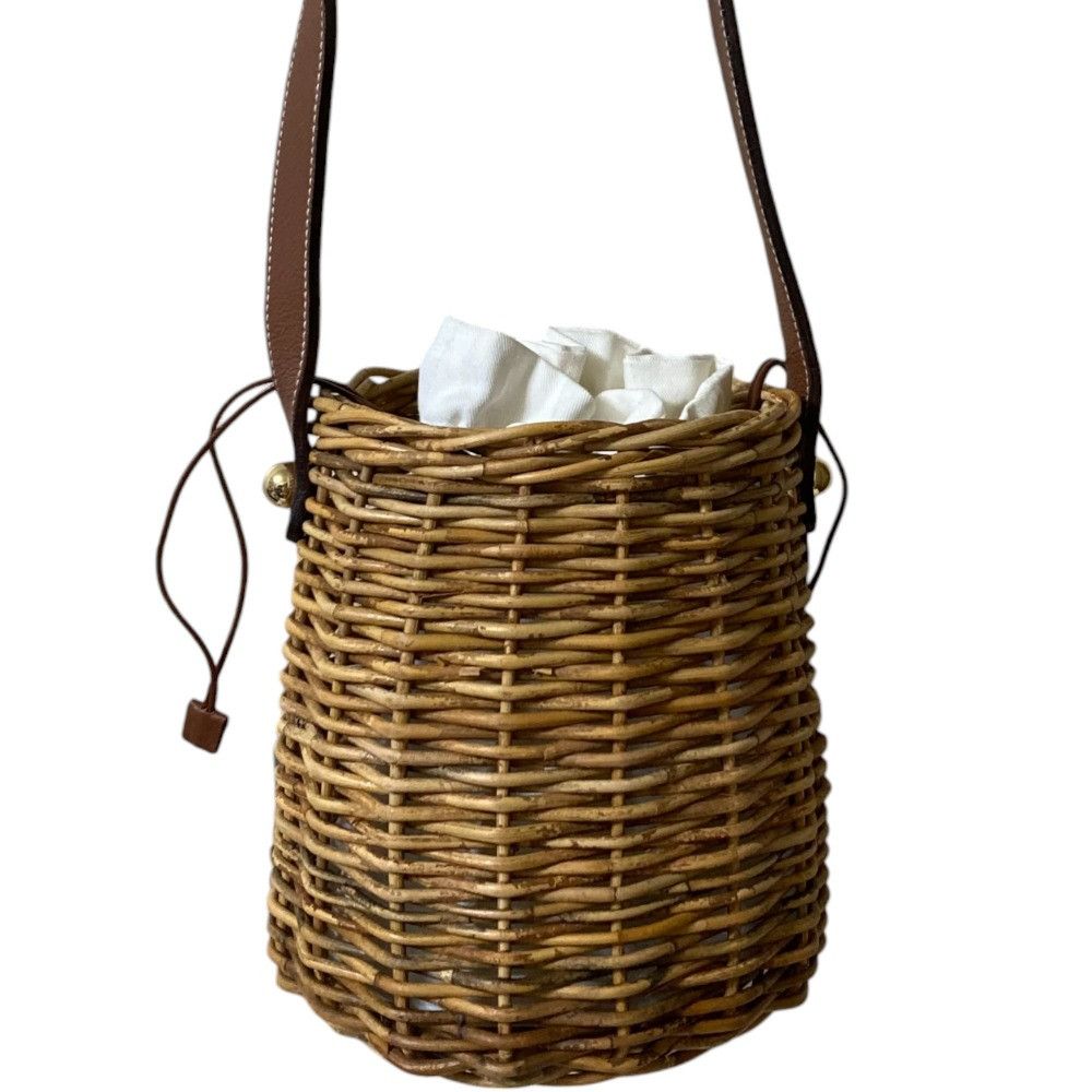 Other Other Manimaris Basket Shoulder Bag Natural Material Shoulder Bag DUTY FREE for USA Size ONE SIZE - 3 Thumbnail
