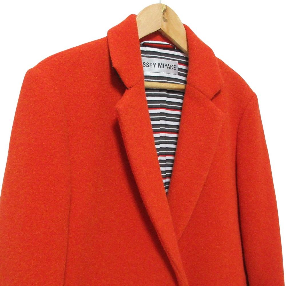 Issey Miyake Issey Miyake ISSEY MIYAKE Chester Coat Wool Angora Coat Others Outerwear IM33FA506 DUTY FREE for USA Size ONE SIZE - 3 Thumbnail