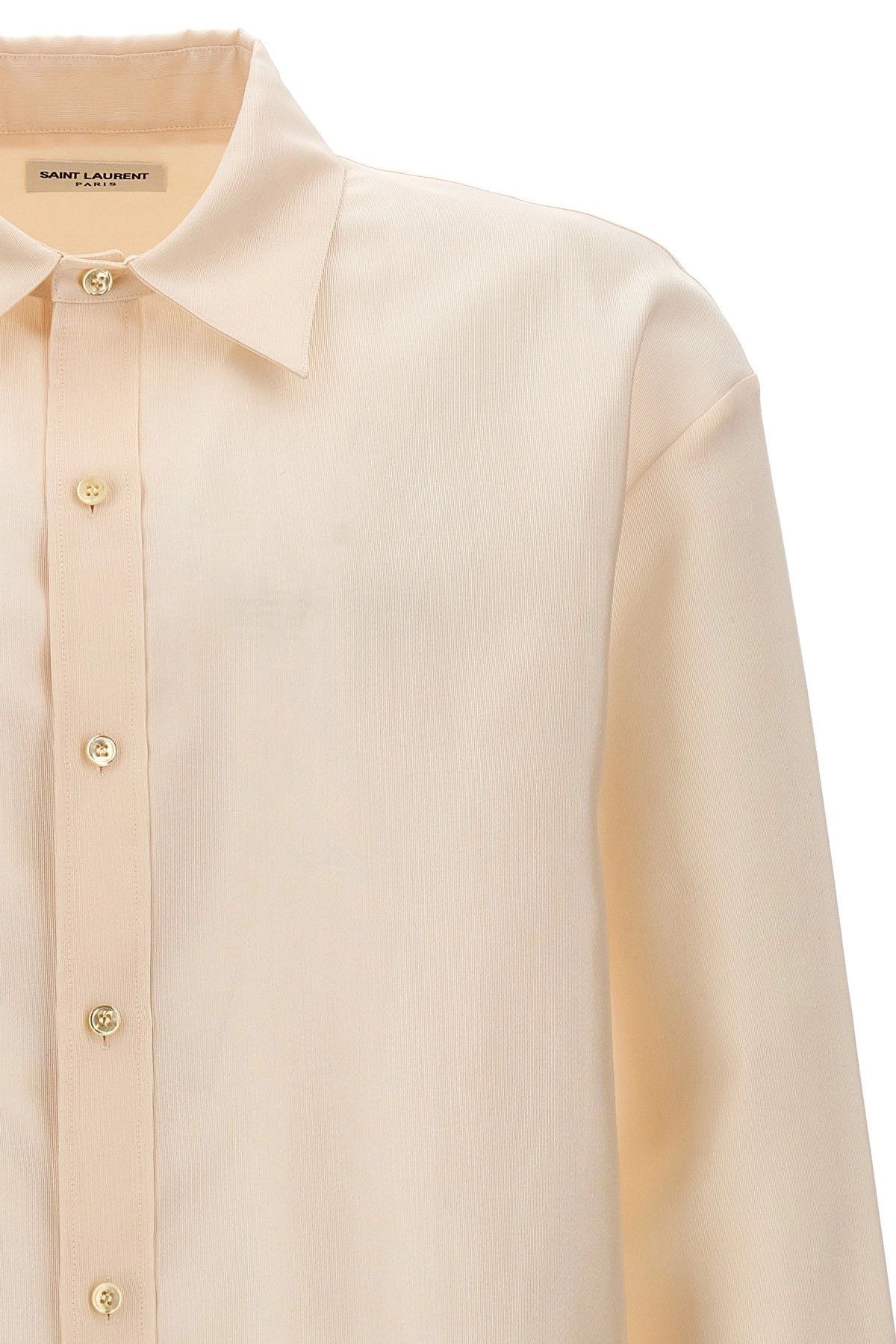 Saint Laurent Paris oversized shirt in faille Size US L / EU 52-54 / 3 - 3 Thumbnail